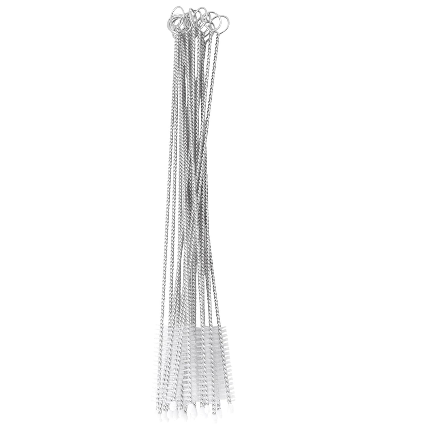 FTVOGUE Escova de Limpeza para Mamadeiras - Conjunto de 20 Peças em Aço Inoxidável