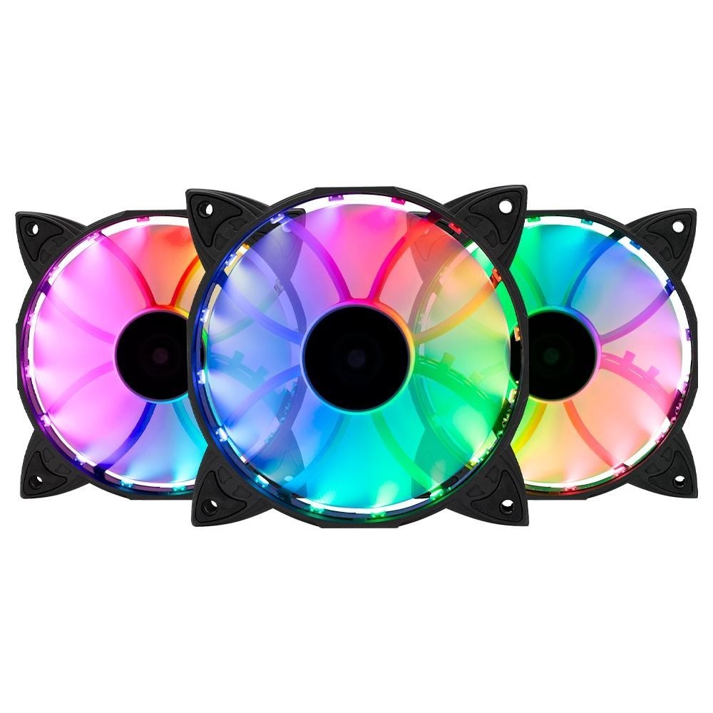 Mancer Z100 RGB: Kit Ventoinhas para PC Gamer