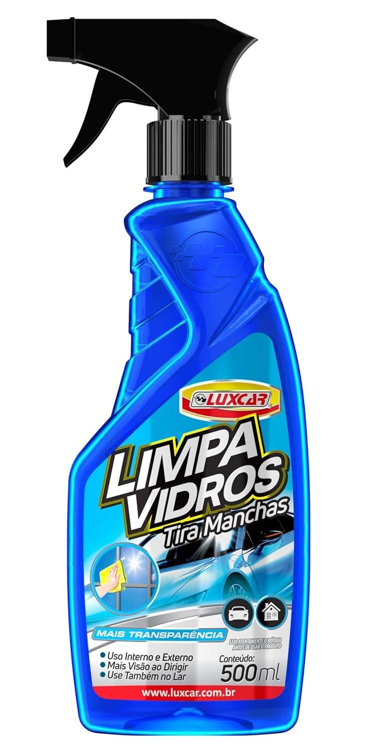 Luxcar Limpa Vidros 500ml: Visão Cristalina e Sem Manchas