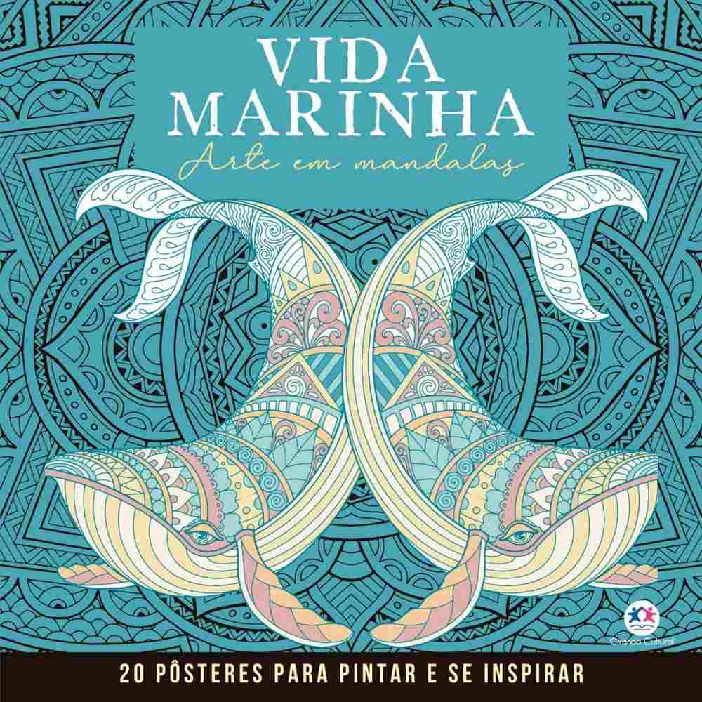 Mandalas da Vida Marinha: Livro para Colorir e Relaxar