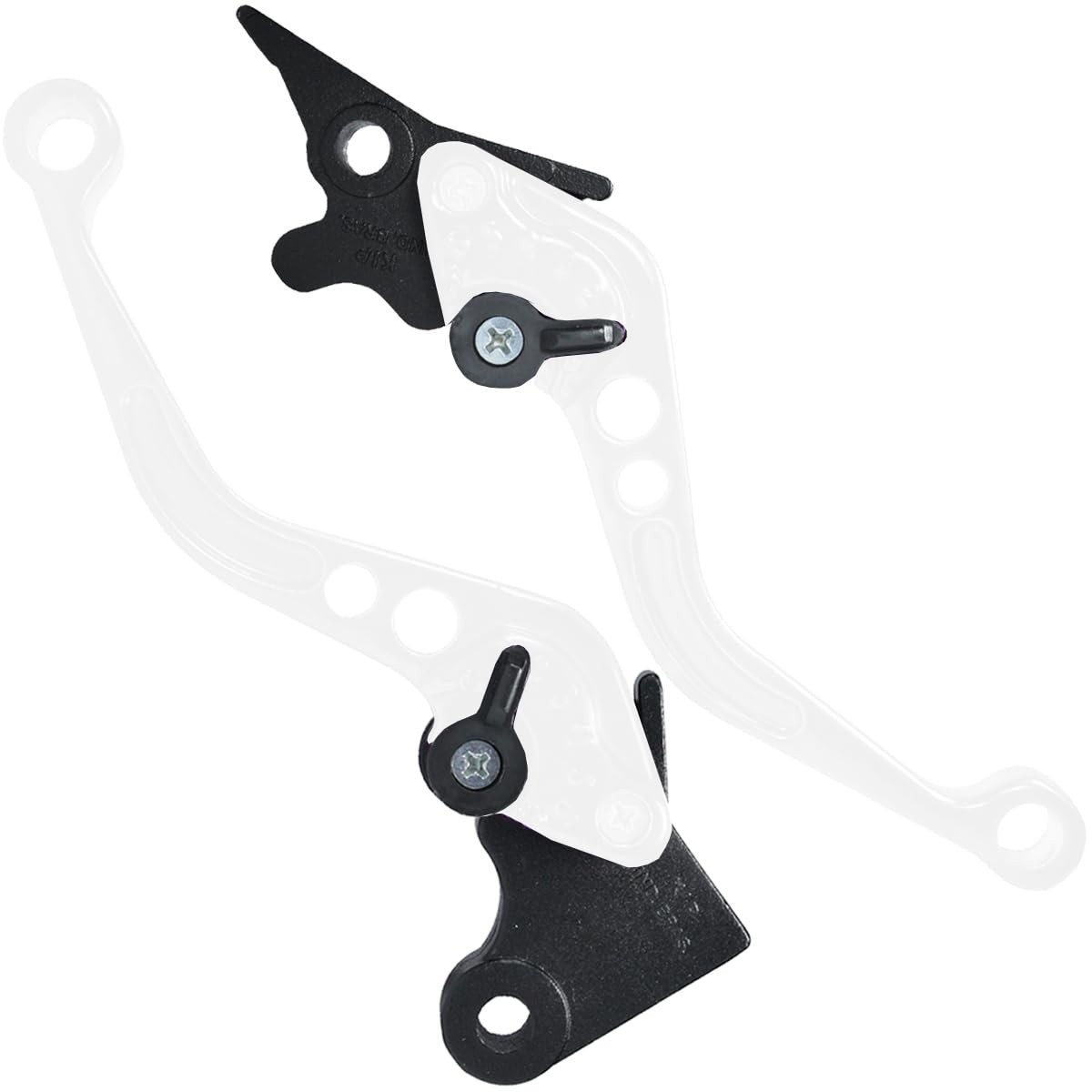 Manete Esportivo com Regulagem para CG 125, 150, 160 Fan/Titan (2000+) - Branco