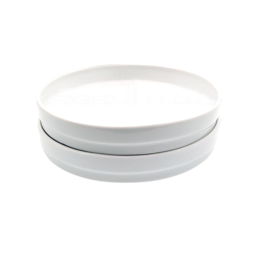 Pratos Infantis de Porcelana com Mangas de Silicone - 19,8 cm - Seguros e Antiderrapantes