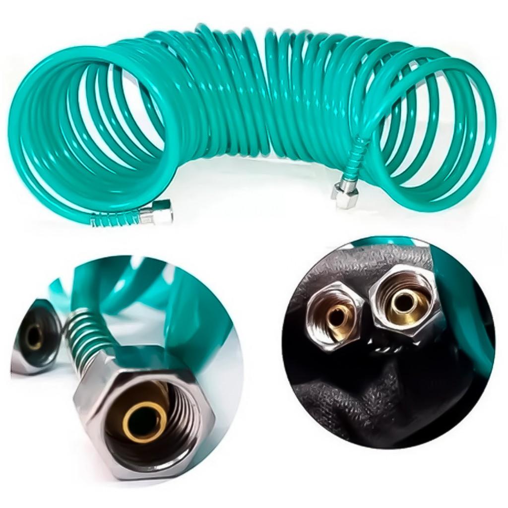 Mangueira Ar Espiral 10m: Praticidade e Durabilidade!