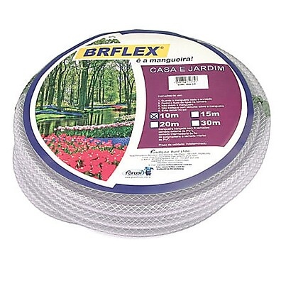 Mangueira BRFlex Cristal 30m: Durabilidade e Leveza!