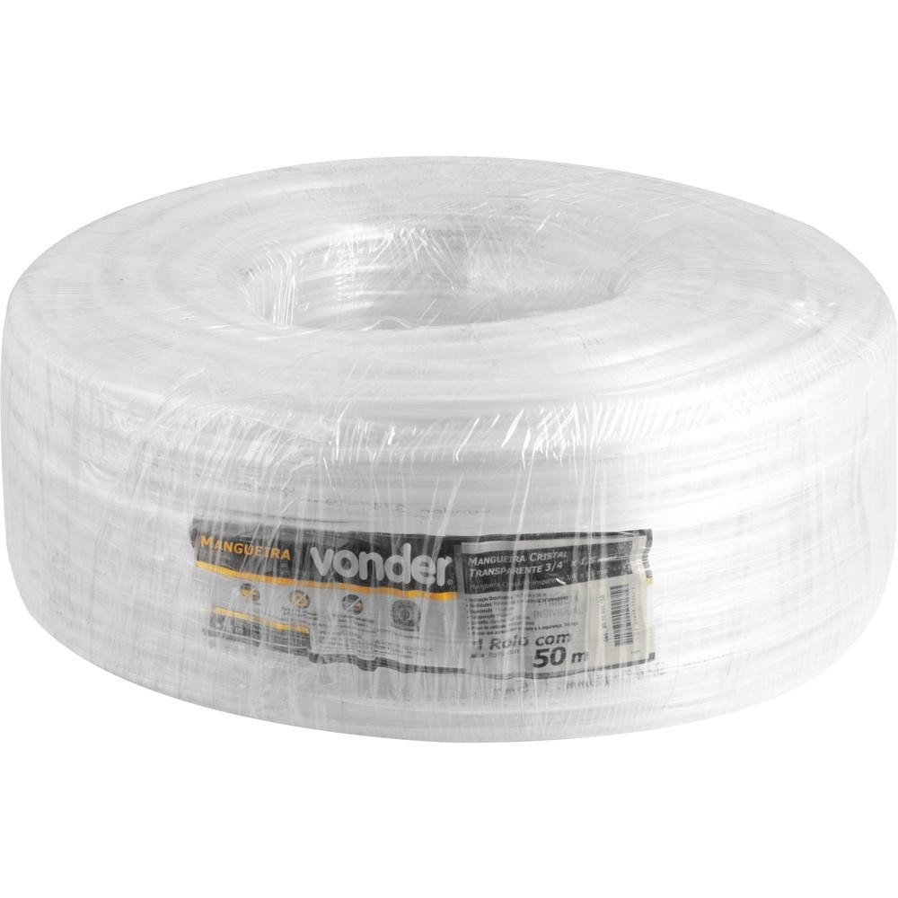 Mangueira Transparente Vonder 3/4" – 50m