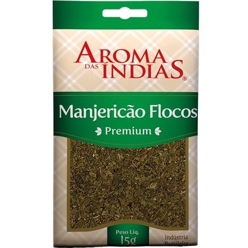 Aromas da Índia Manjericão 15 Gramas