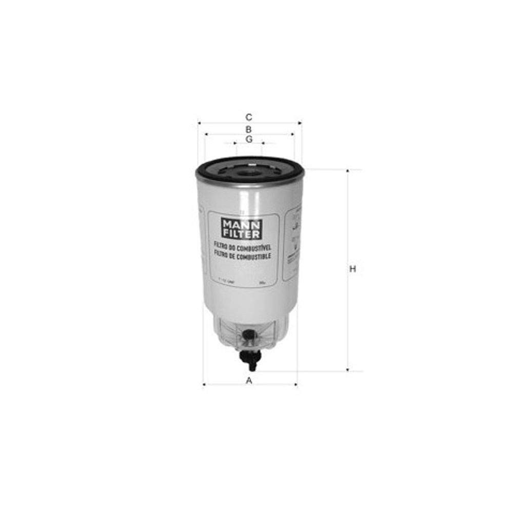 Filtro de Combustível Mann WK1040: Proteção Essencial para seu Motor