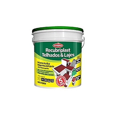 Manta Acrílica Impermeabilizante Branca 4kg - Proteção Total para Telhados e Lajes