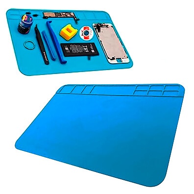 Manta de Silicone Antiestática para Manutenção de Eletrônicos – 30x20cm