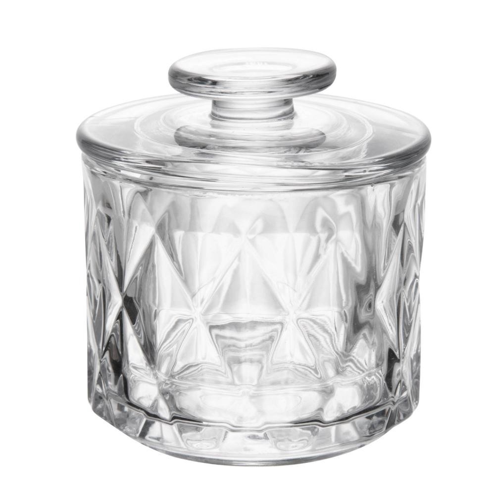 Manteigueira de Vidro Diamond: Elegância à Mesa!