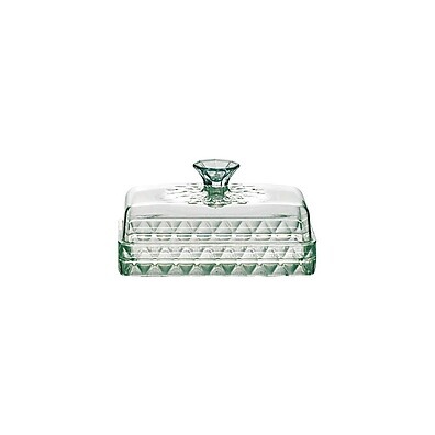 Manteigueira Plástico Verde Glamour – Elegância na Mesa