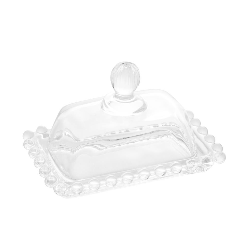 Manteigueira Wolff Pearl de Cristal: Elegância e Sofisticação na Mesa