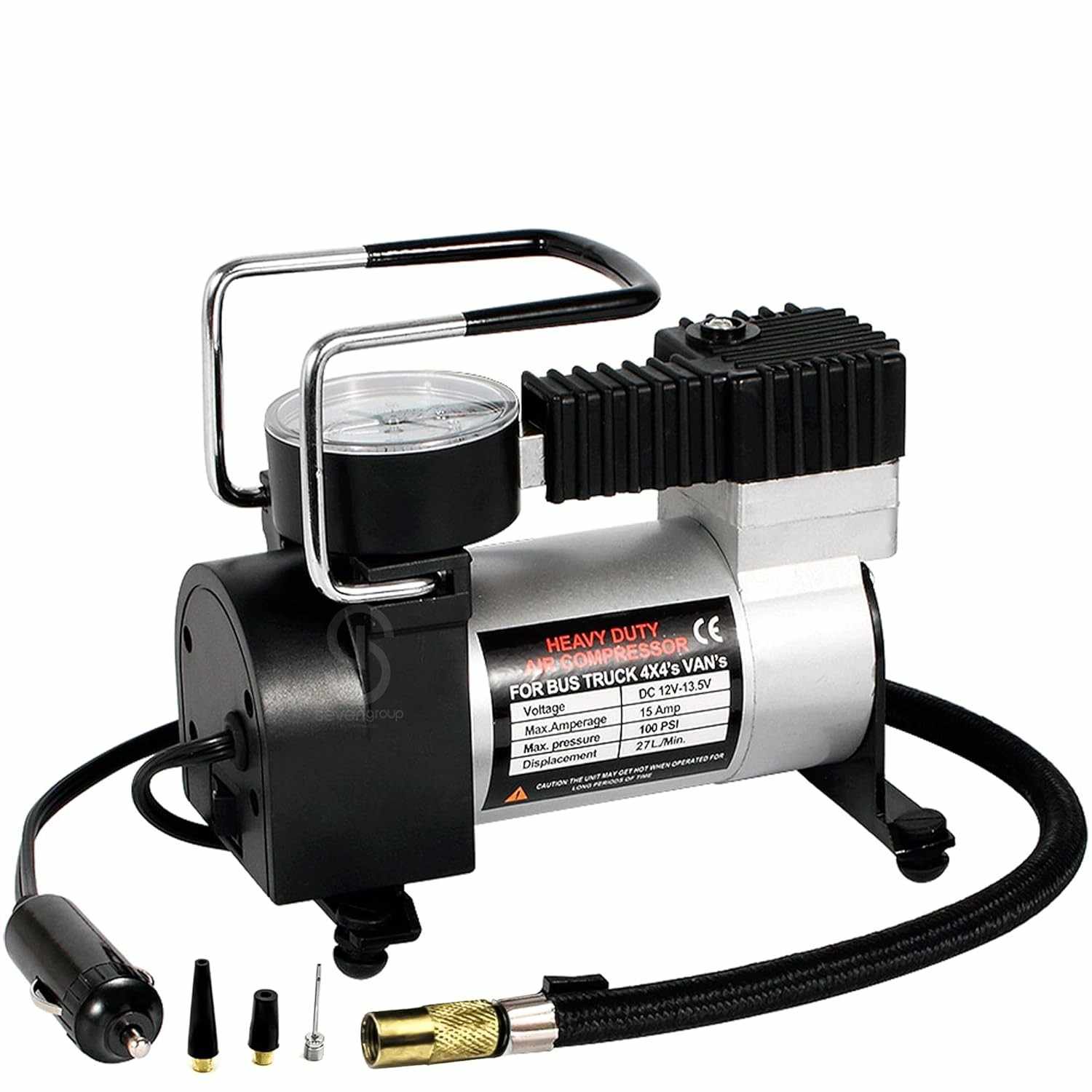Compressor de Ar Portátil 12V: Mantenha Seus Pneus e Bolas Sempre Cheios!