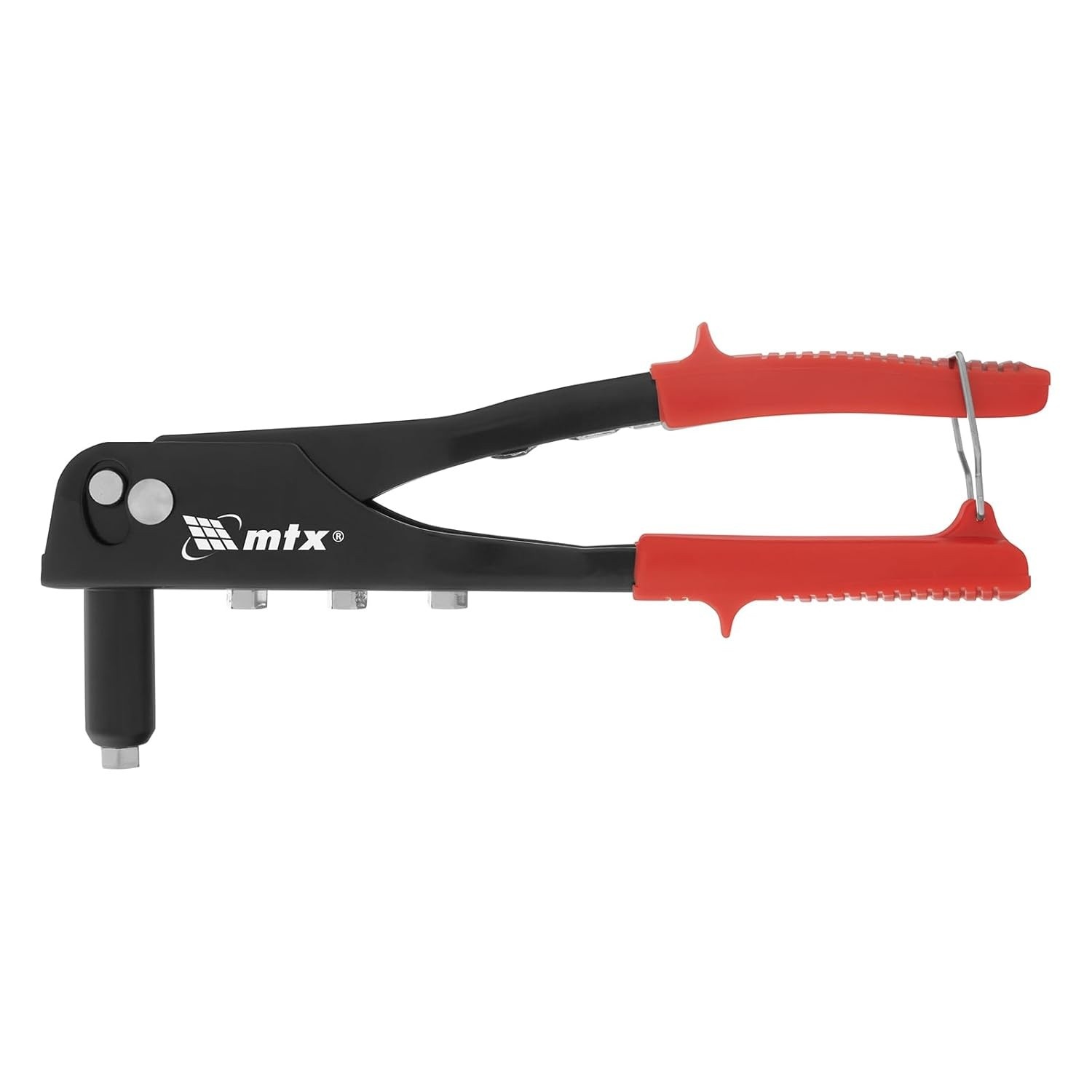 Rebitador Manual MTX 405249: Kit Completo para Rebites 2,4-4,8mm com 4 Bicos