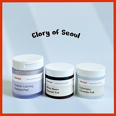 MANYO Toner Pads 3 Tipos: Pele Equilibrada em 3 Passos