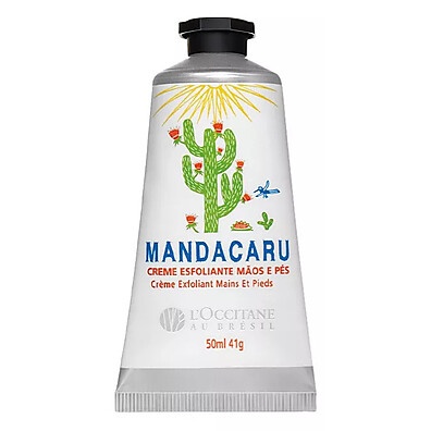 Mãos e Pés Macios: Creme Esfoliante Mandacaru 50ml