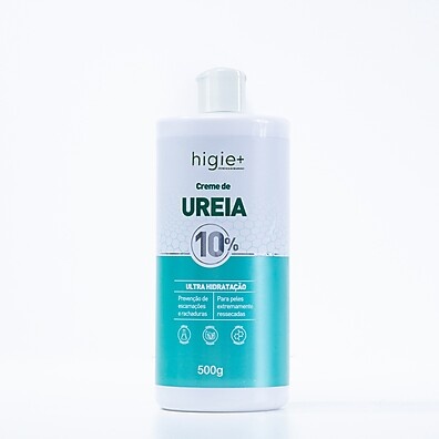 Creme de Ureia 10% Higie+ 500g: Hidratação Profunda e Vegana para Pés e Mãos