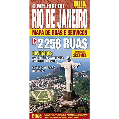 Mapa do Rio de Janeiro: Ruas, Hotéis, Restaurantes e Serviços