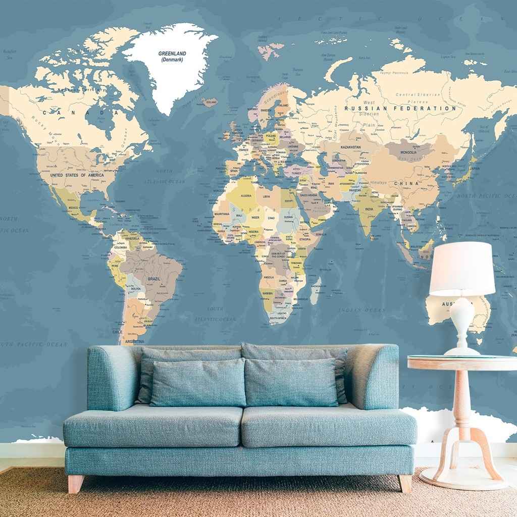 Mapa Mundi Adesivo: Decore com Estilo!
