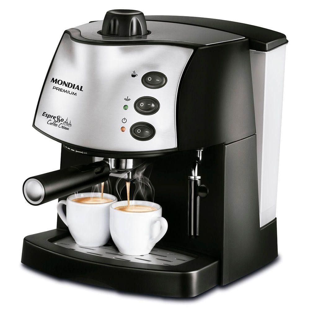Máquina de Café Expresso Mondial C-08: 15 Bar e Design Premium