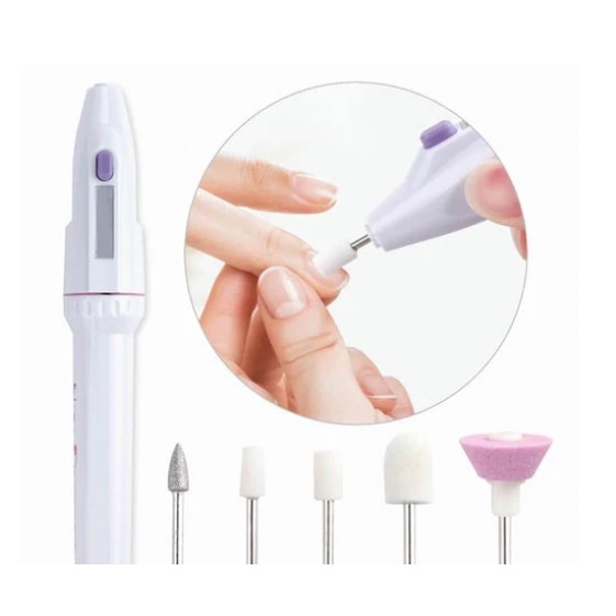 Máquina de Manicure Elétrica: Remova Cutículas e Calos Rapidamente
