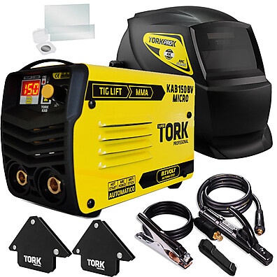 Máquina de Solda 150A Super Tork: TIG, MMA e Acessórios!