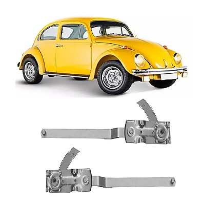 Máquina de Vidro Manual Fusca: Par Completo!
