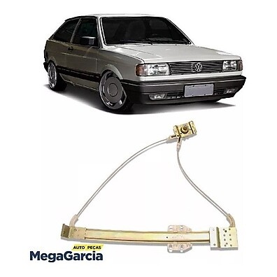 Maquina de Vidro Manual Gol Quadrado 88-94 Direito