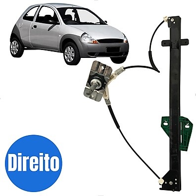 Maquina Vidro Ford Ka Manual 1997 a 2007 Lado Direito