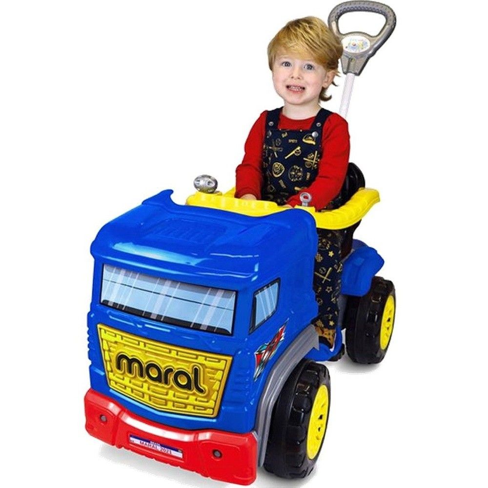 Maral Truck Azul: Carrinho e Pedal 2 em 1