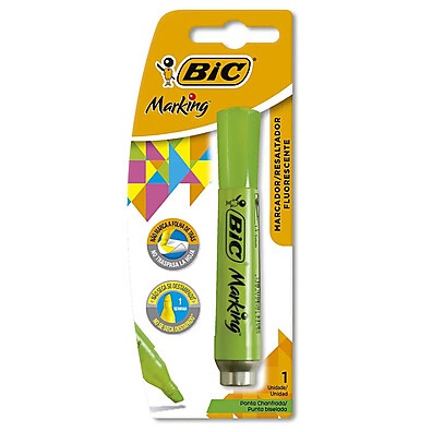 Marca Texto BIC Marking Verde: Destaque Seus Estudos!