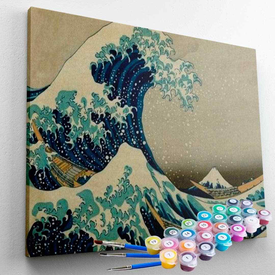 Kit Pintura Terapêutica - A Maré - Pinte seu Bem-Estar com Arte e Calma