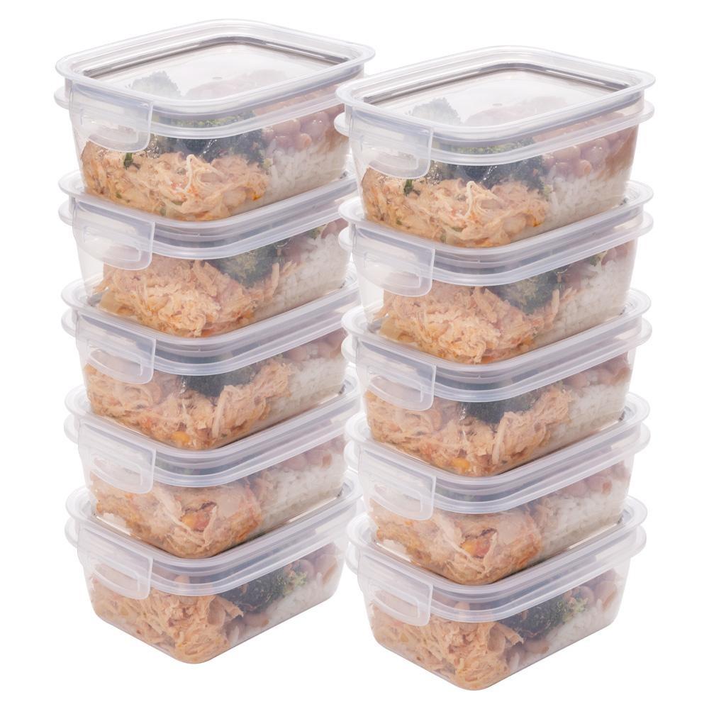 Marmitas Fitness Plasútil: Kit 10 Potes 910ml