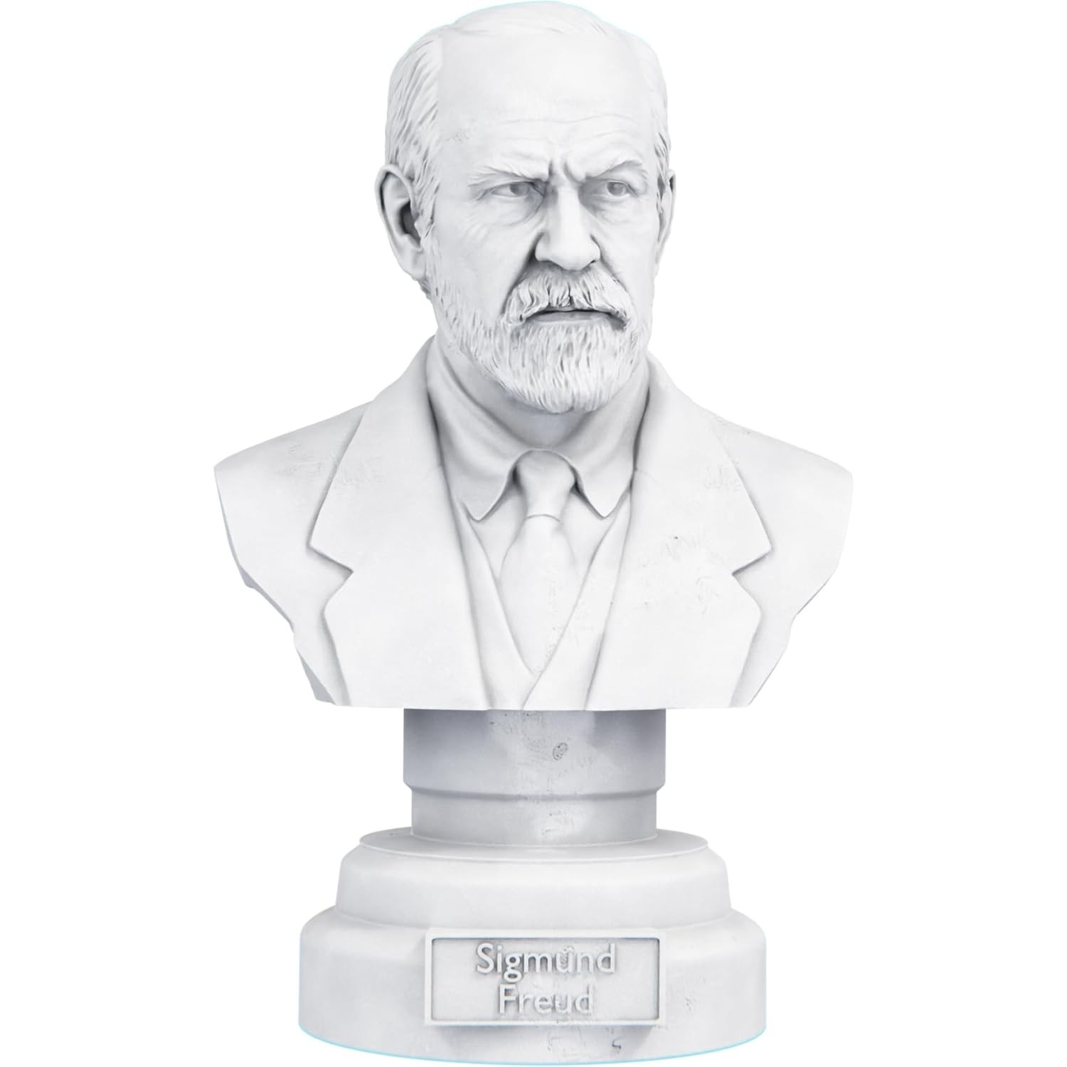 Busto de Sigmund Freud em Mármore - Estátua de Decoração para Estudantes e Profissionais da Psicanálise