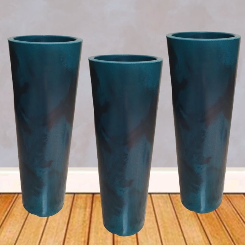Vasos Ibiza Luxo: Elegância Marmorizada