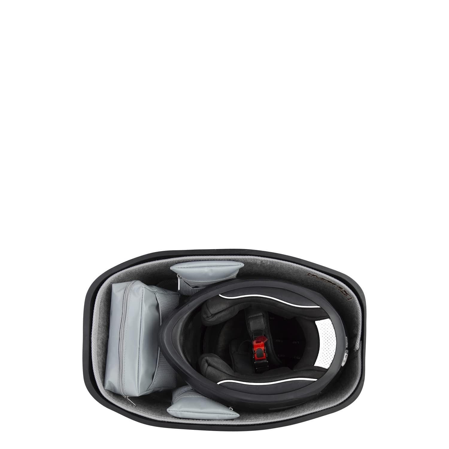 Forração Premium Baú Yamaha NMAX Cinza com Logo Marrom - Acessório Essencial