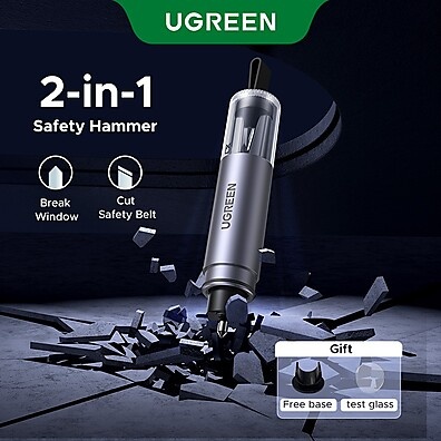 Martelo de Segurança Automotivo UGREEN: Escape Rápido!