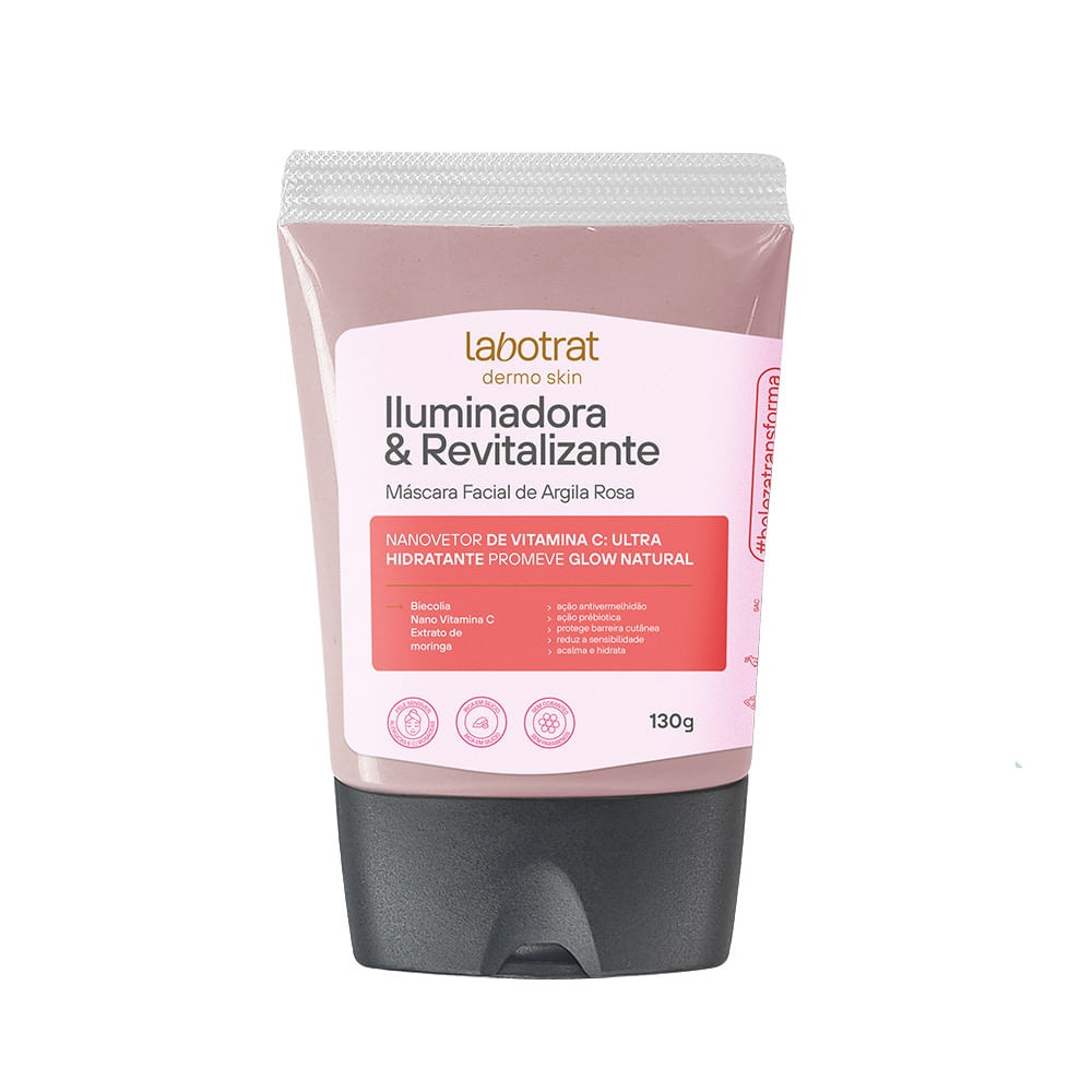 Máscara Argila Rosa Labotrat: Ilumine e Revitalize!