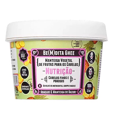 Máscara Be(M)dita Ghee 100g – Nutrição Intensa com Abacaxi