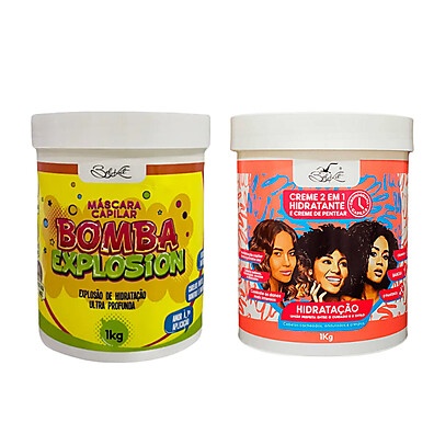 Máscara Bomba Capilar + Creme Belkit: Hidratação Profunda