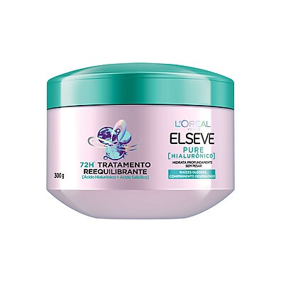 Máscara Capilar Hialurônica Pure 300g: Hidratação Profunda
