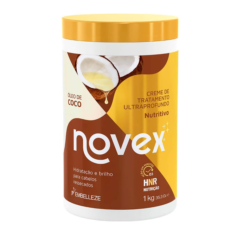 Máscara Capilar Novex Óleo de Coco 1kg: Transforme Seus Cabelos