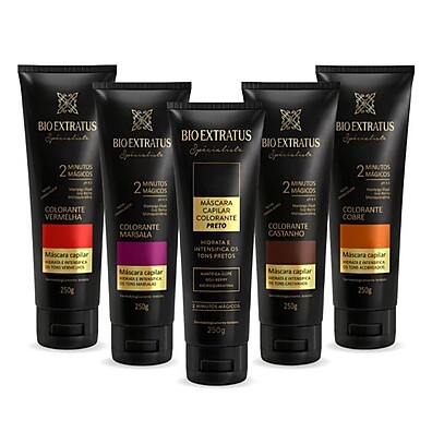 Máscara Colorante Bio Extratus: Hidrata e Revitaliza Cores em 20 Minutos