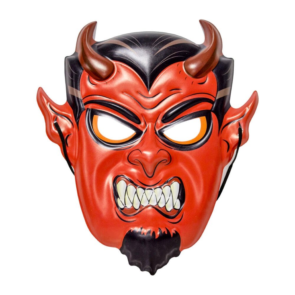 Máscara de Diabo para Halloween: Transforme Sua Noite de Terror!