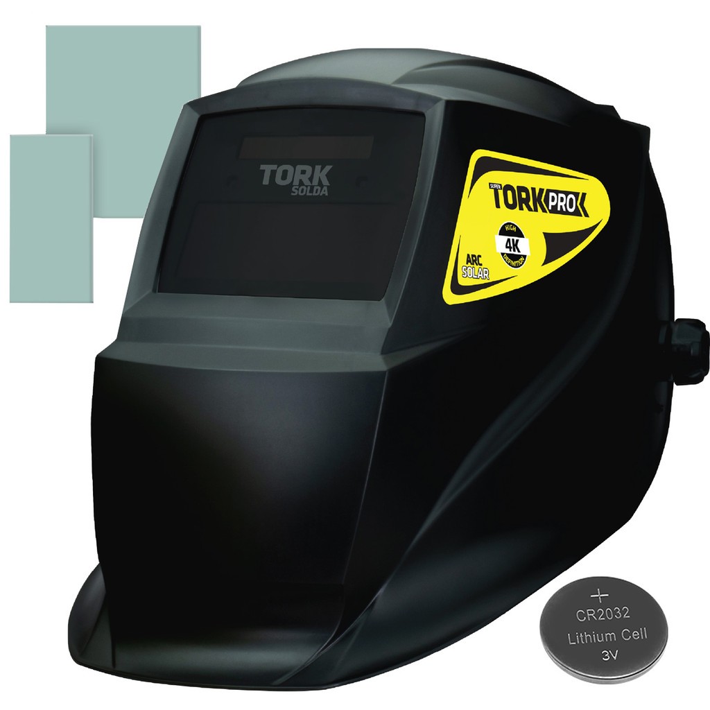 Máscara de Solda 4K Tork: Visão Clara e Proteção Total