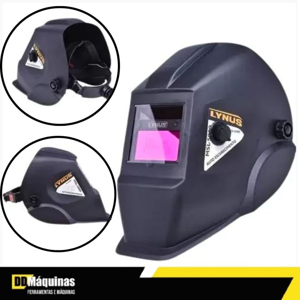Máscara de Solda Lynus MSL-5000: Proteção Total!