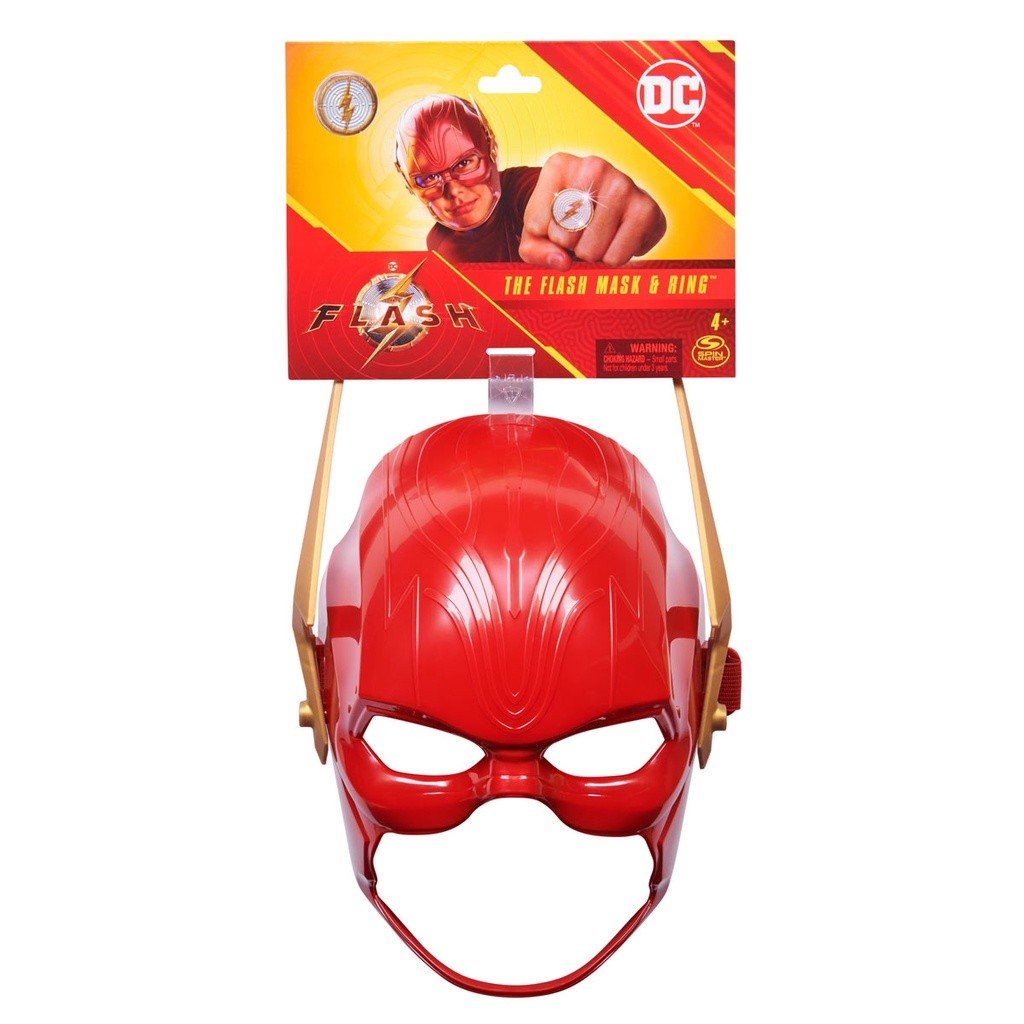 Máscara e Anel do Flash: Seja o Herói Mais Rápido!