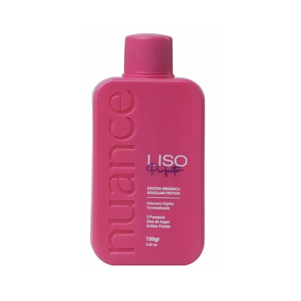 Máscara Escova Orgânica Capilar Liso Perfeito Nuance 100g