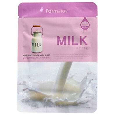 Máscara Facial Farmstay Milk: Pele Macia e Radiante