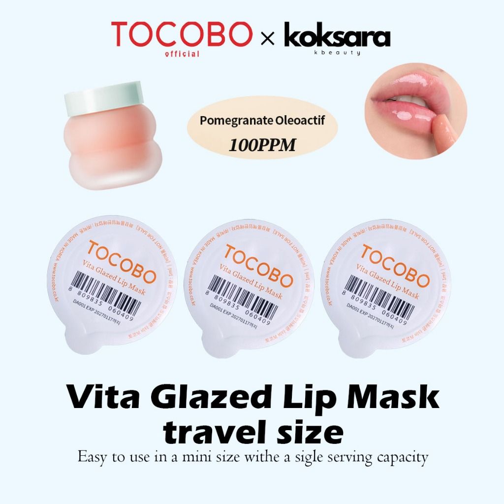 Máscara Labial TOCOBO Vita Glazed: Lábios Hidratados!